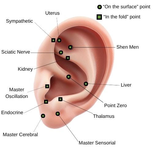 common ear points
